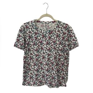 LOFT Floral Print Tee Shirt